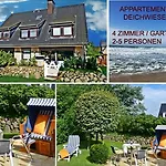 4-Zimmer-Ferienwohnung Deichwiese in Westerland / 3 Schlafzimmer / Garten / 2 - 5 Pers